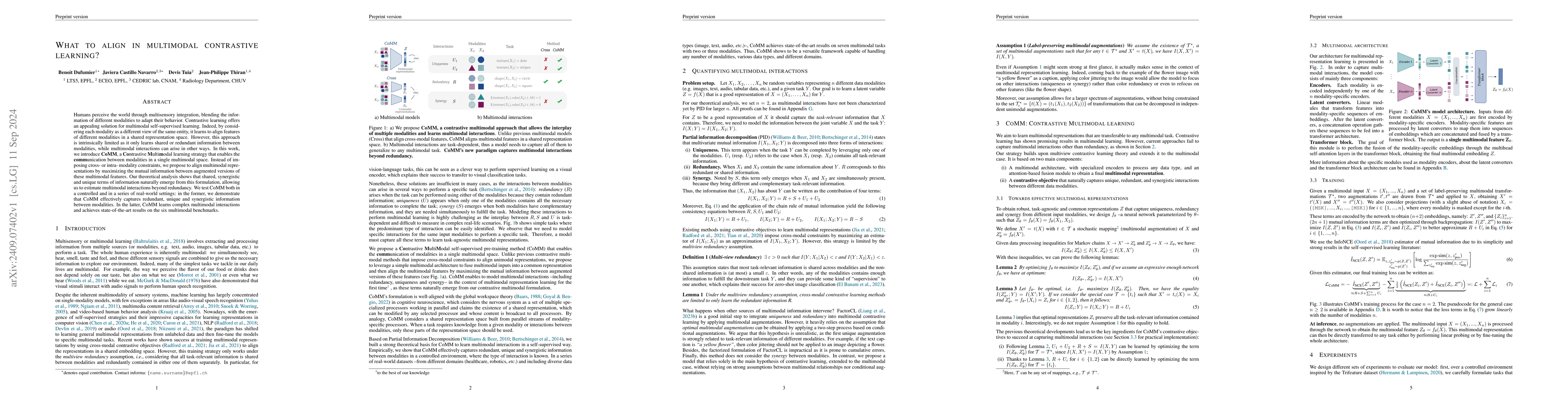Thumbnail for What to align in multimodal contrastive learning?