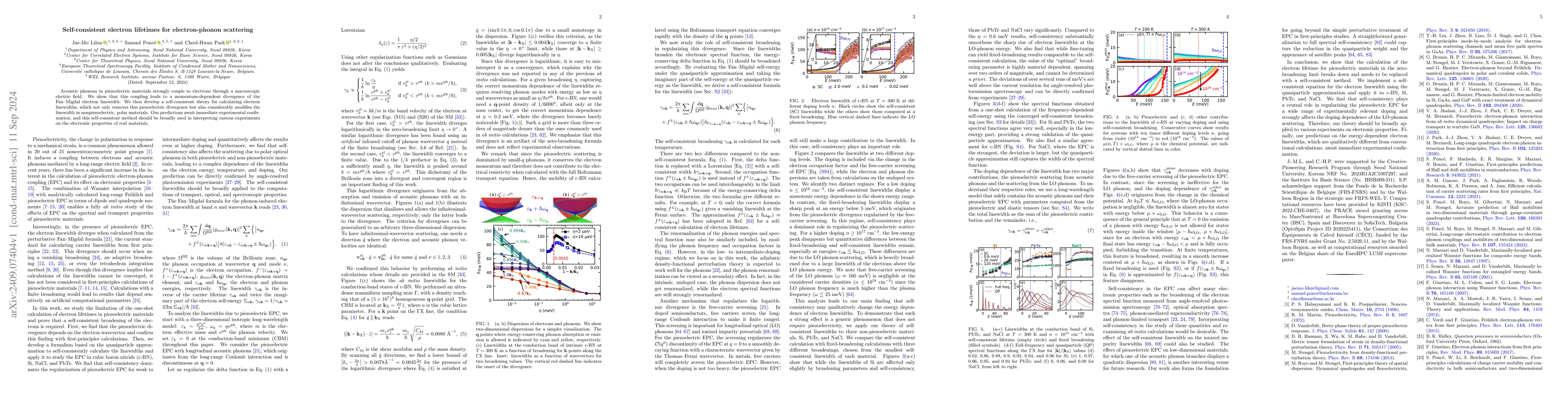 Thumbnail for Self-consistent electron lifetimes for electron-phonon scattering