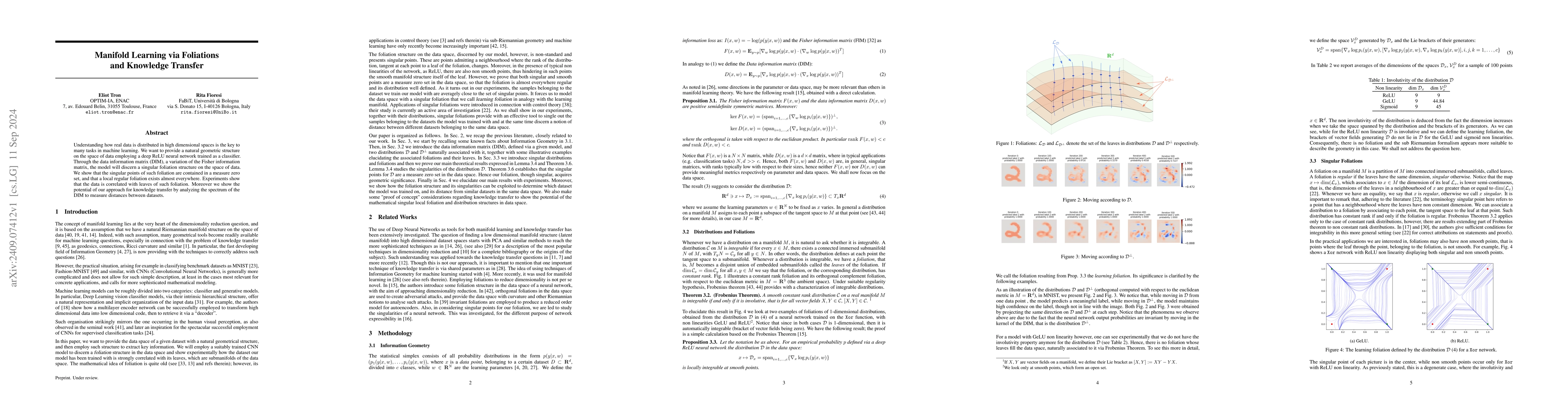 Thumbnail for Manifold Learning via Foliations and Knowledge Transfer