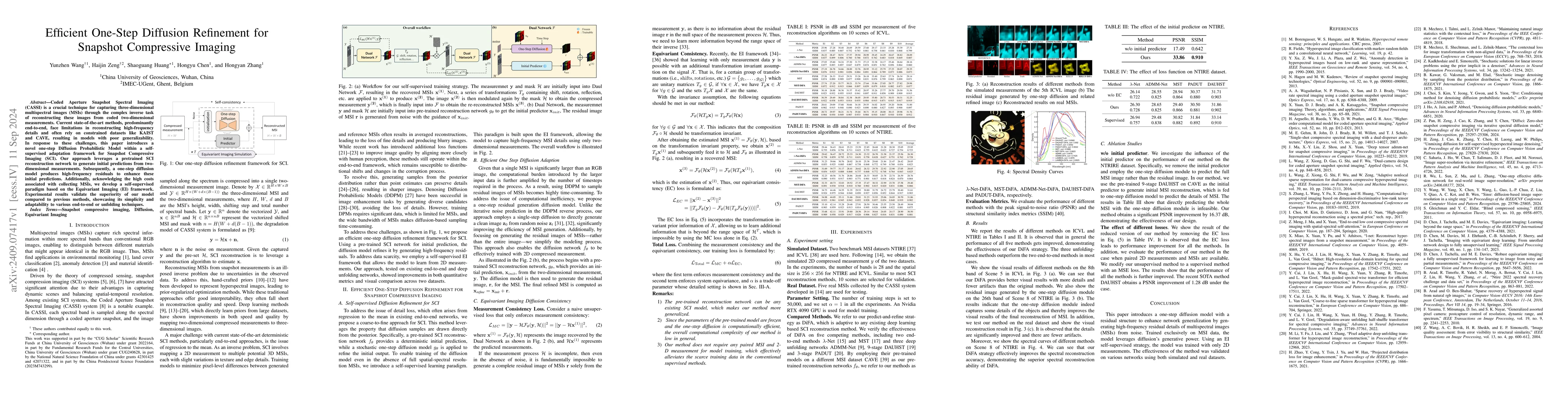 Thumbnail for Efficient One-Step Diffusion Refinement for Snapshot Compressive Imaging