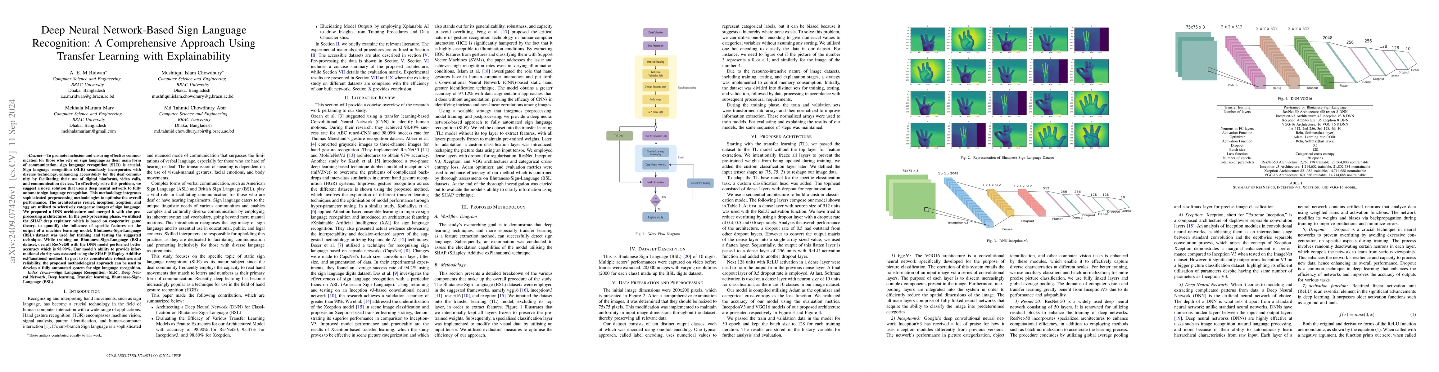 Thumbnail for Deep Neural Network-Based Sign Language Recognition: A Comprehensive
  Approach Using Transfer Learning with Explainability