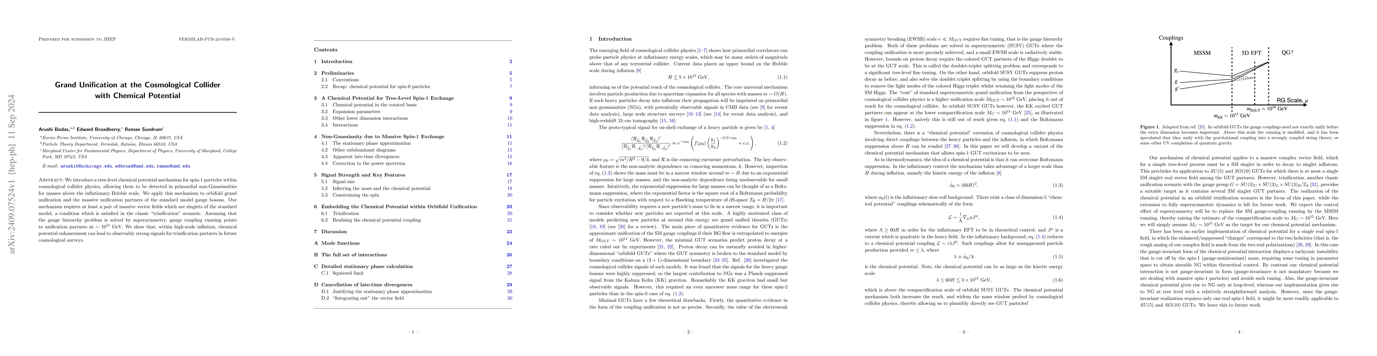 Thumbnail for Grand Unification at the Cosmological Collider with Chemical Potential