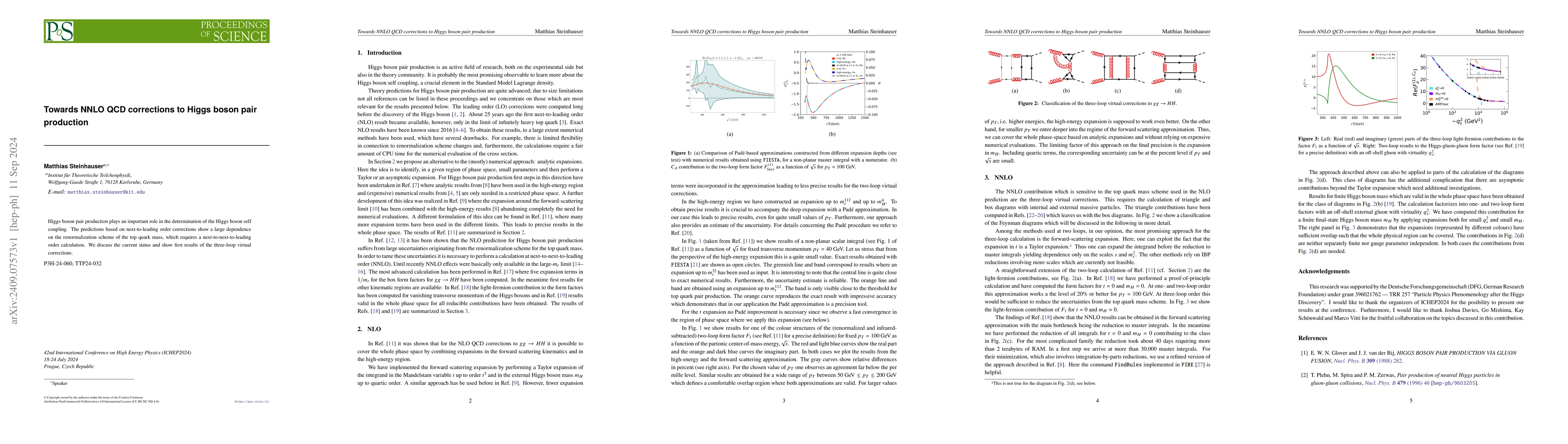 Thumbnail for Towards NNLO QCD corrections to Higgs boson pair production
