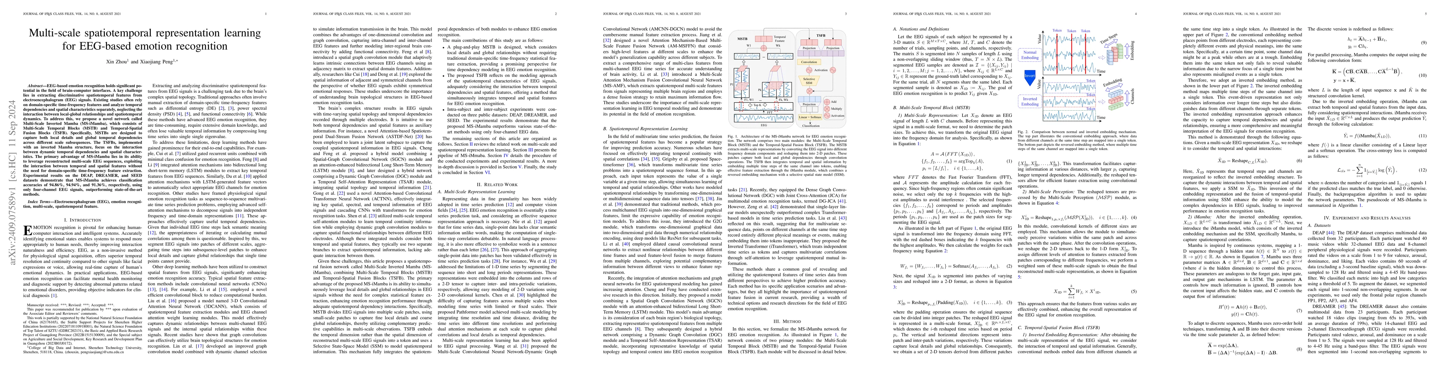Thumbnail for Multi-scale spatiotemporal representation learning for EEG-based emotion
  recognition