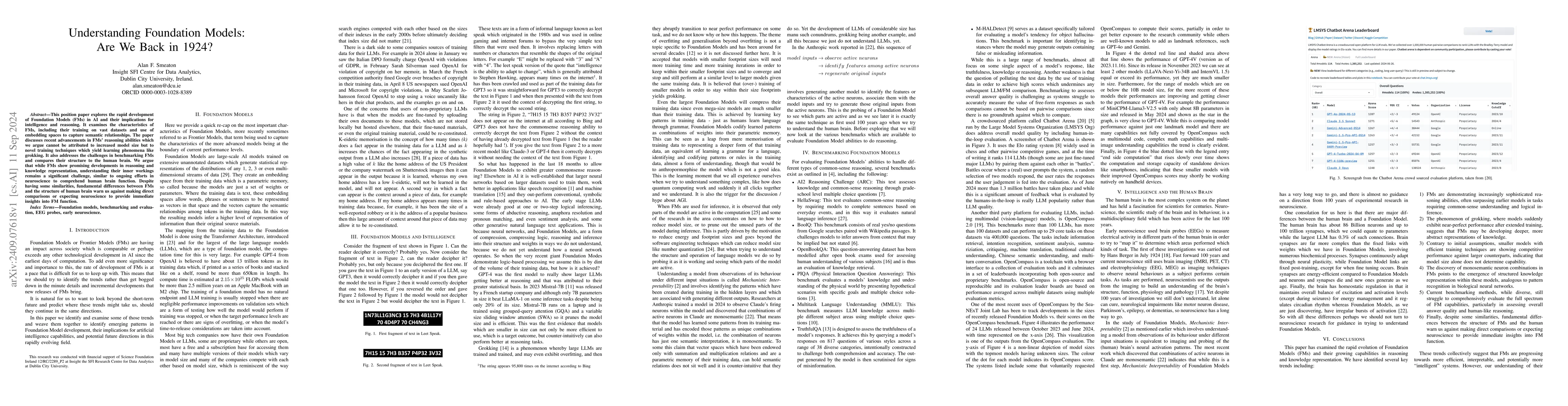 Thumbnail for Understanding Foundation Models: Are We Back in 1924?