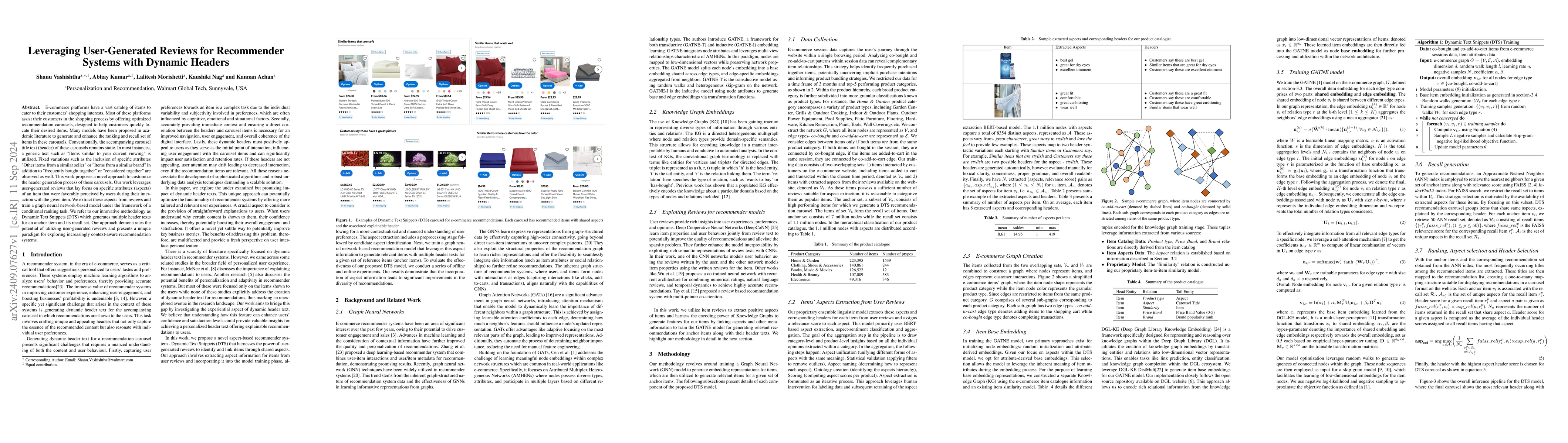 Thumbnail for Leveraging User-Generated Reviews for Recommender Systems with Dynamic
  Headers