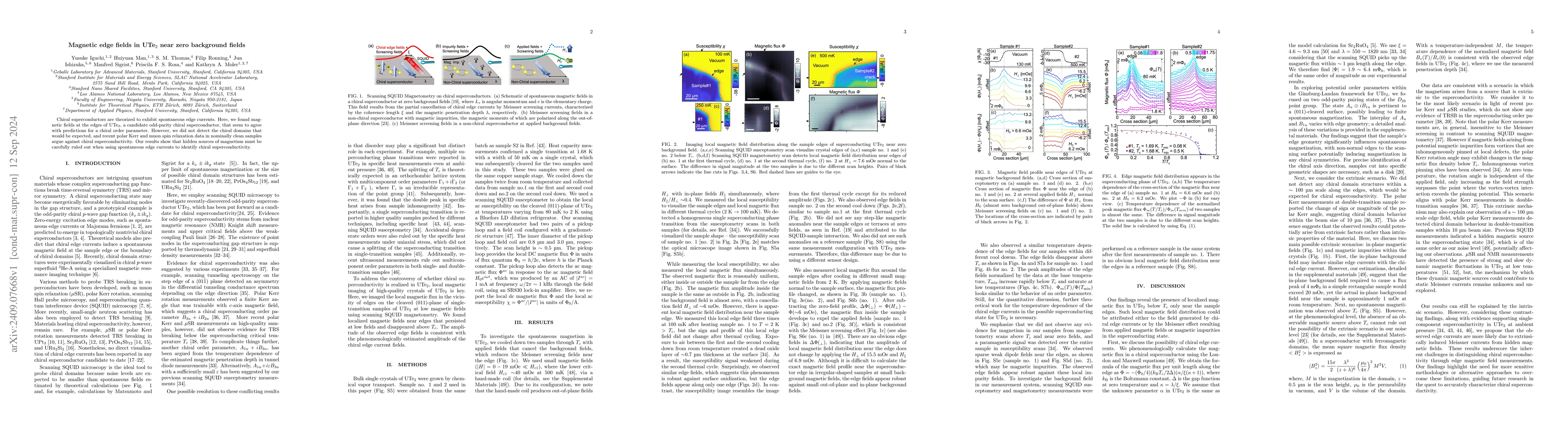 Thumbnail for Magnetic edge fields in UTe$_2$ near zero background fields