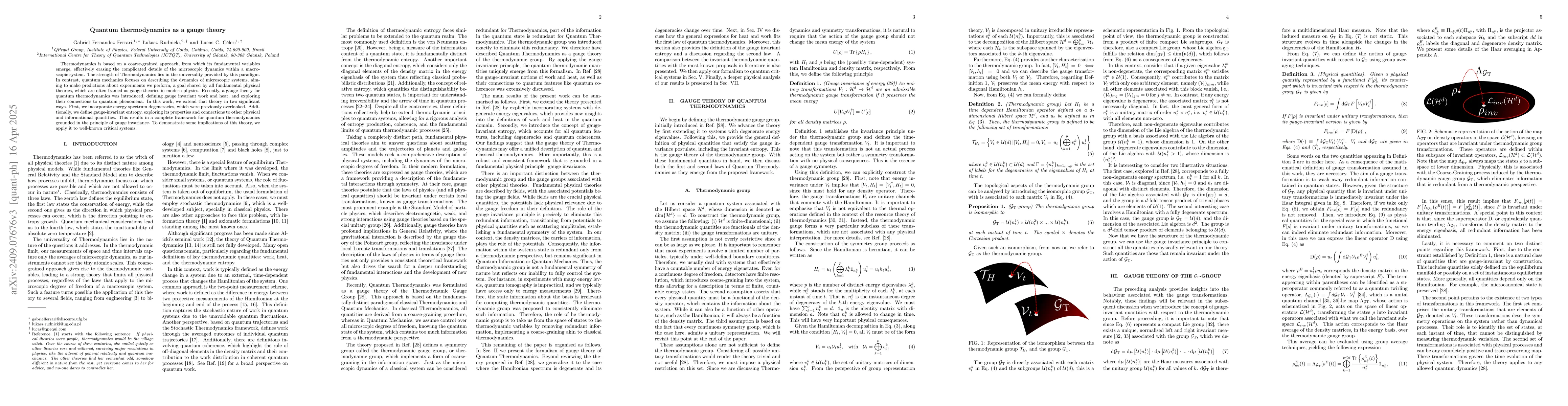 Thumbnail for Quantum thermodynamics as a gauge theory