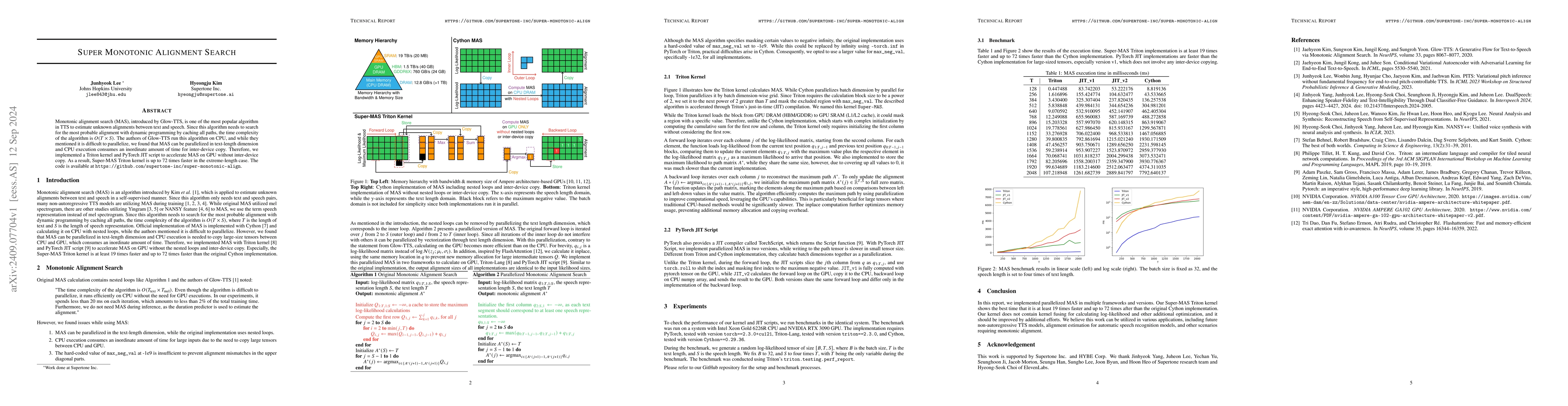 Thumbnail for Super Monotonic Alignment Search