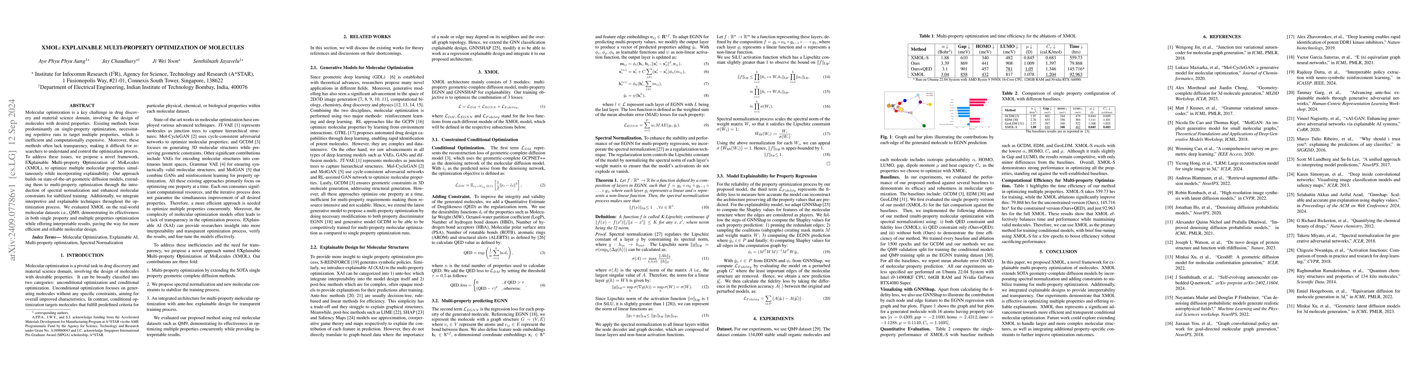 Thumbnail for XMOL: Explainable Multi-property Optimization of Molecules