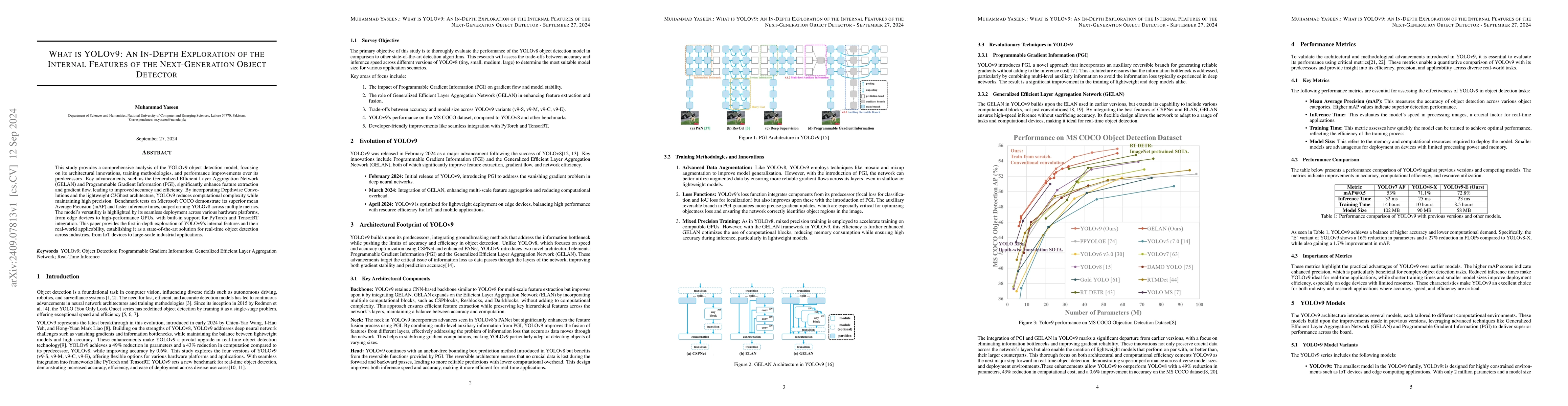 Thumbnail for What is YOLOv9: An In-Depth Exploration of the Internal Features of the
  Next-Generation Object Detector