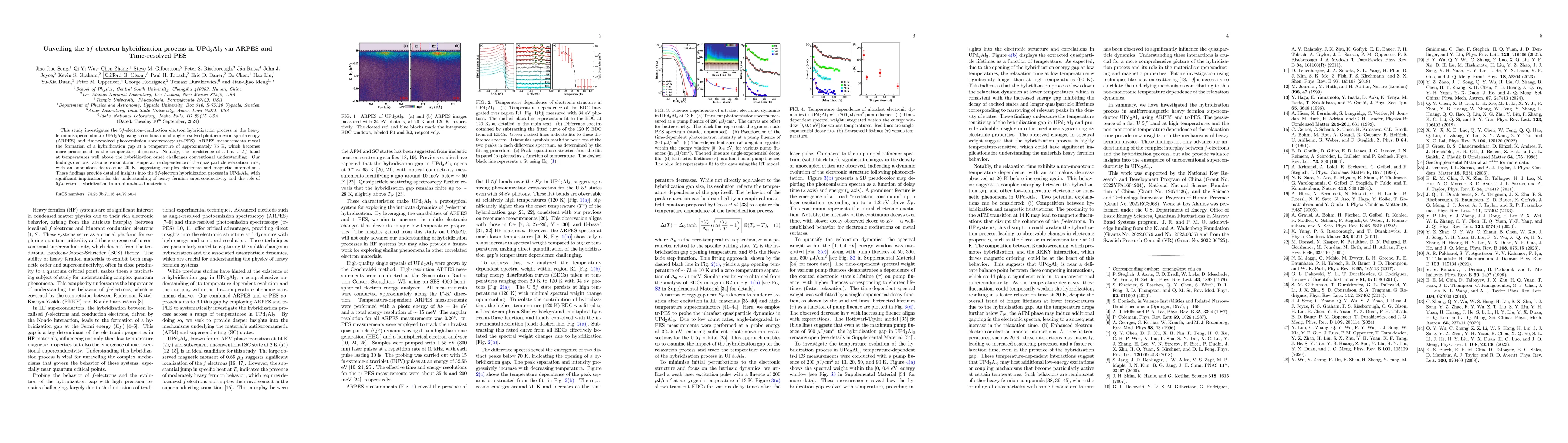 Thumbnail for Unveiling the 5$f$ electron hybridization process in UPd$_2$Al$_3$ via
  ARPES and Time-resolved PES