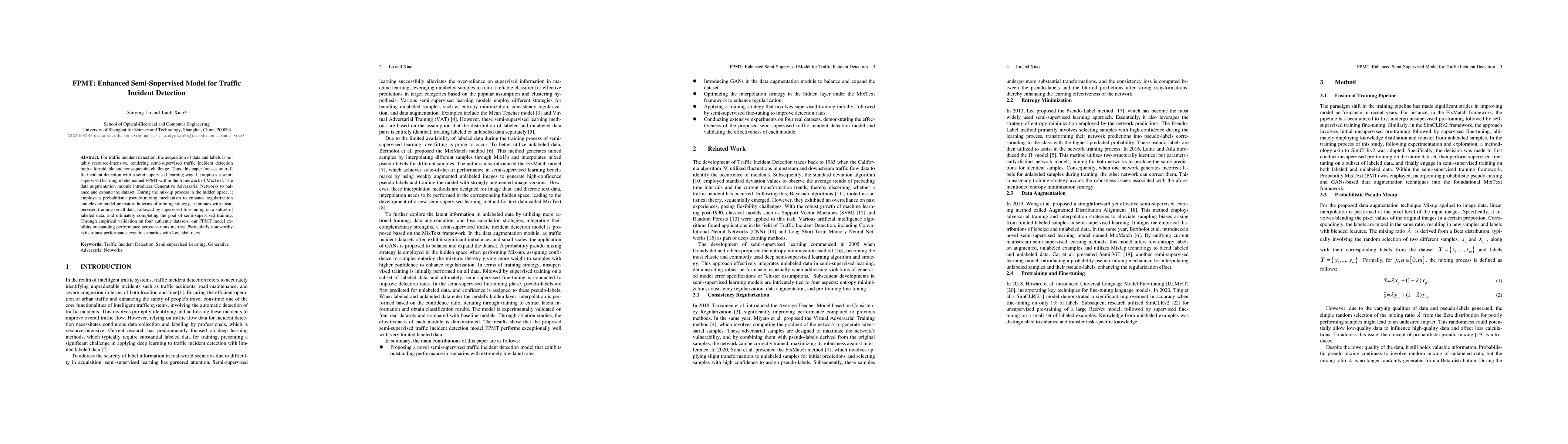 Thumbnail for FPMT: Enhanced Semi-Supervised Model for Traffic Incident Detection