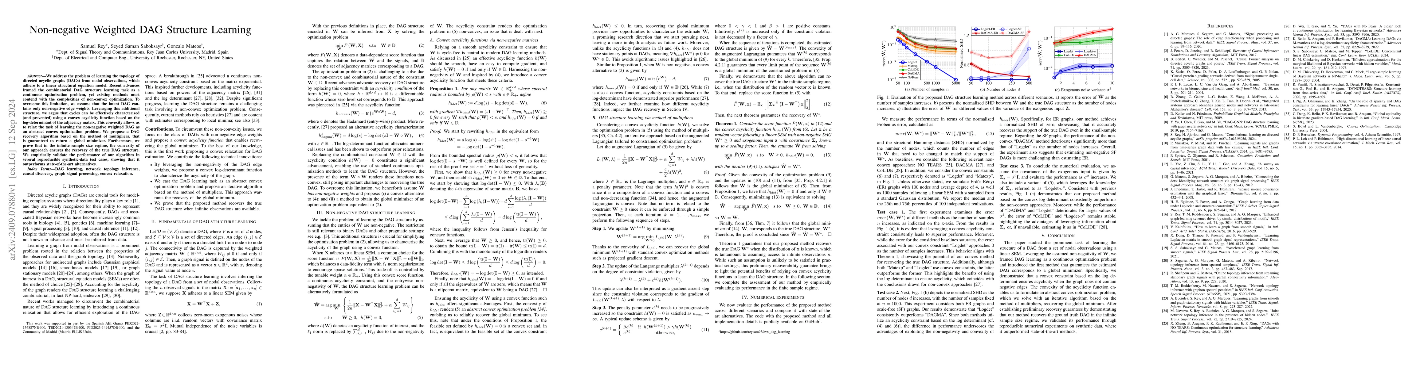Thumbnail for Non-negative Weighted DAG Structure Learning