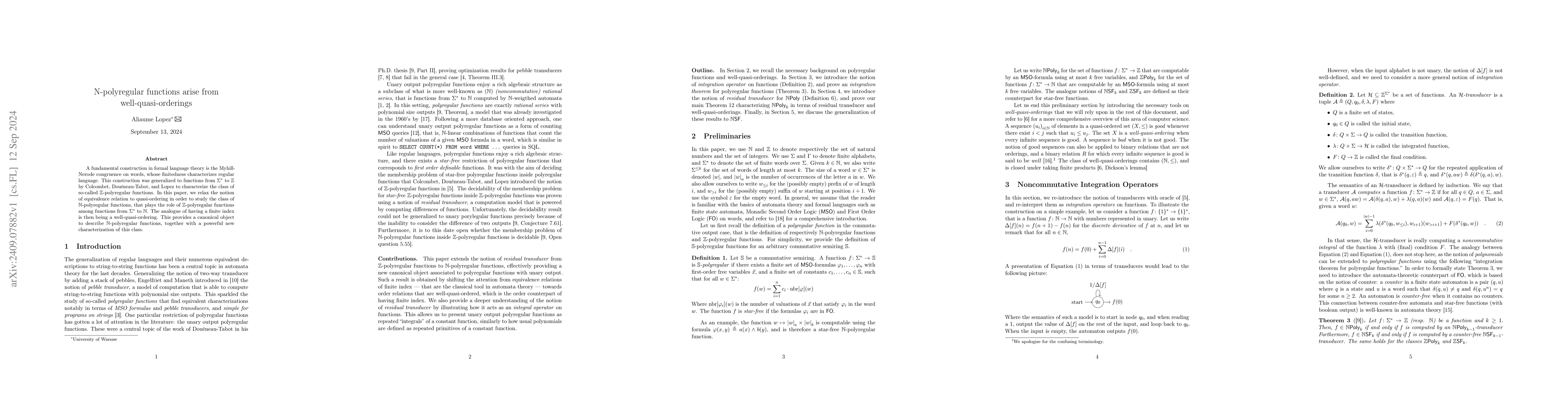 Thumbnail for $\mathbb{N}$-polyregular functions arise from well-quasi-orderings