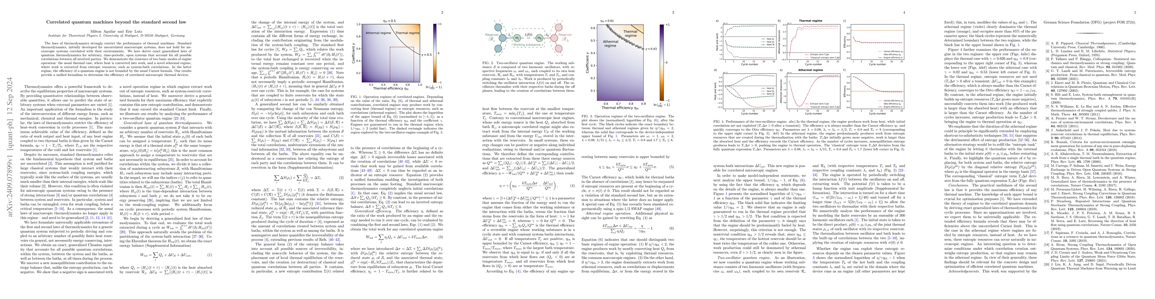Thumbnail for Correlated quantum machines beyond the standard second law