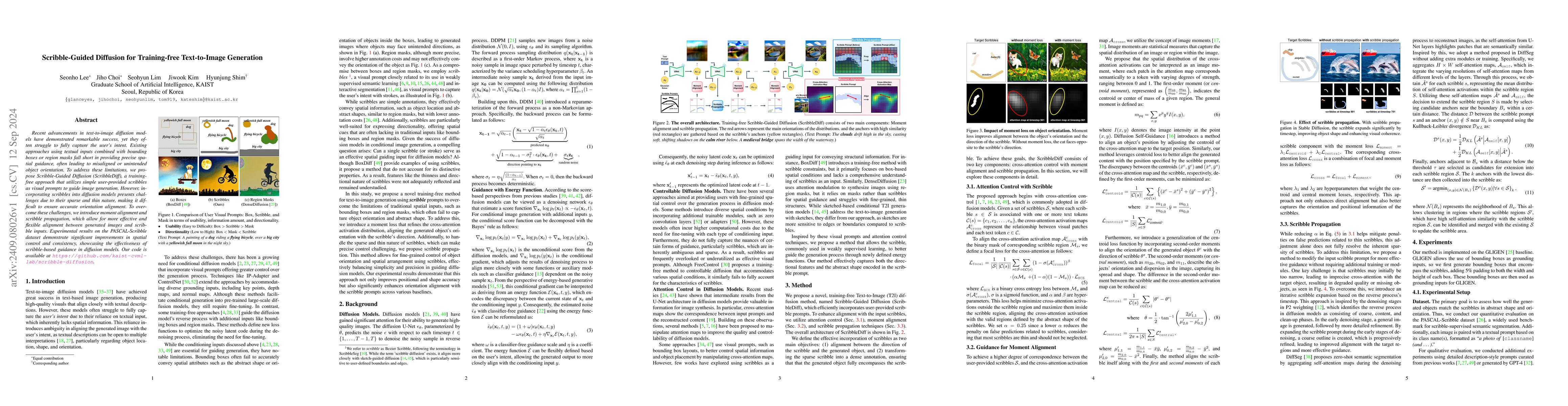 Thumbnail for Scribble-Guided Diffusion for Training-free Text-to-Image Generation