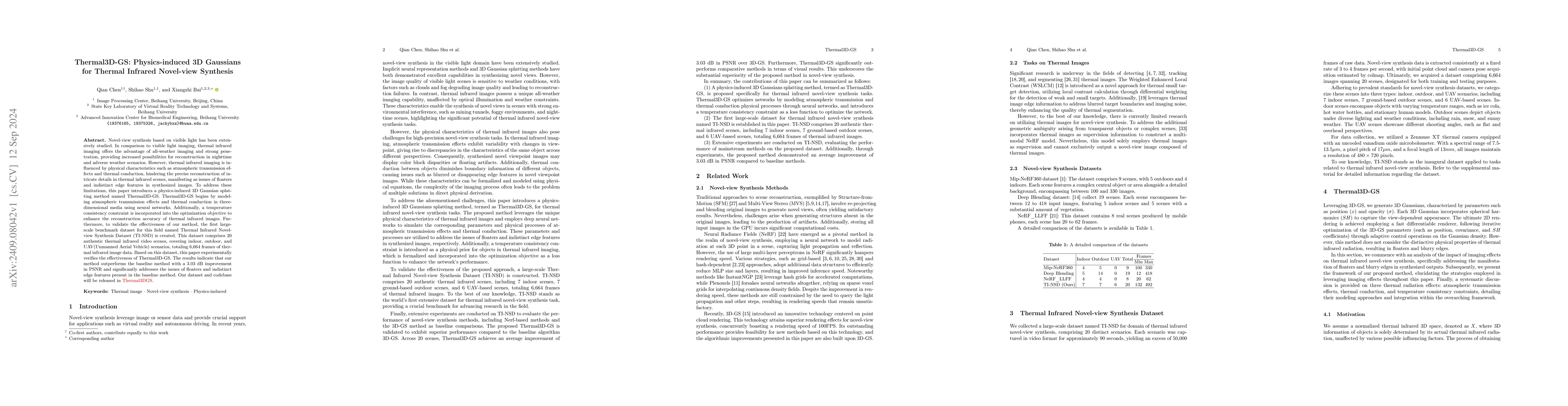 Thumbnail for Thermal3D-GS: Physics-induced 3D Gaussians for Thermal Infrared
  Novel-view Synthesis
