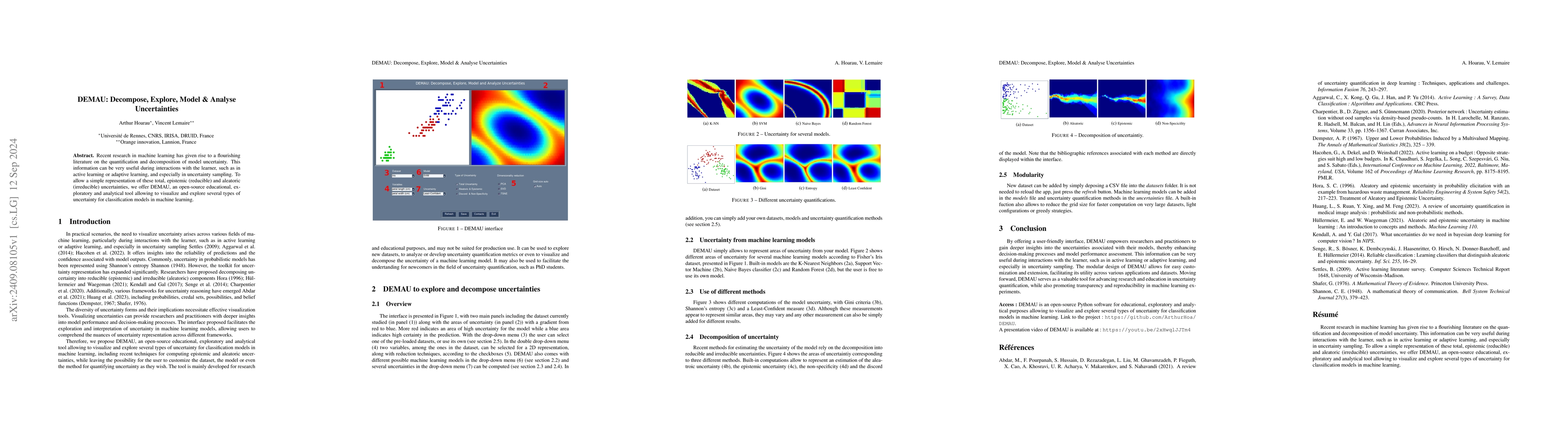 Thumbnail for DEMAU: Decompose, Explore, Model and Analyse Uncertainties