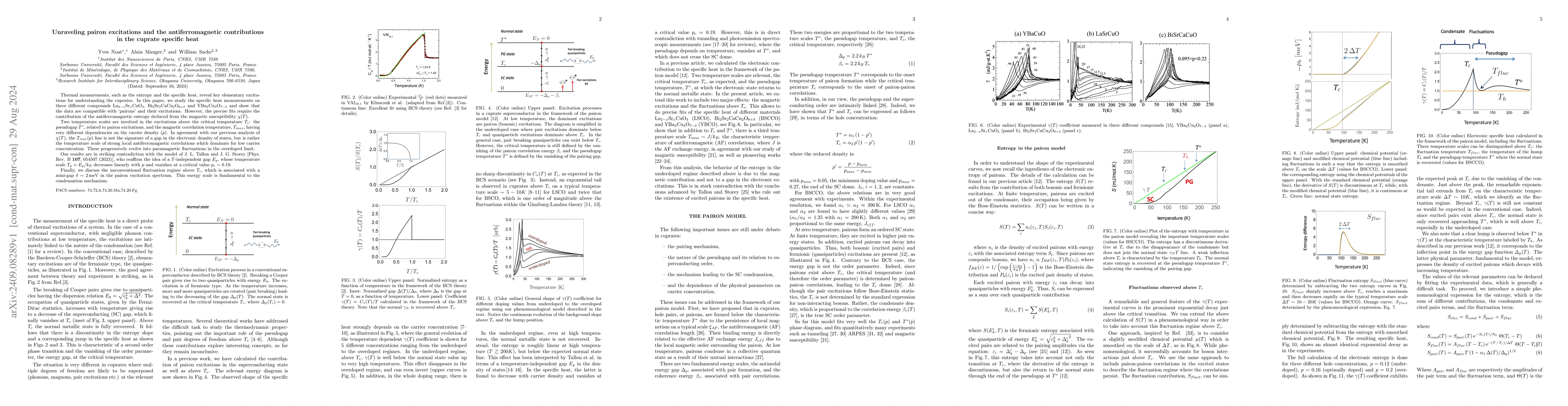 Thumbnail for Unraveling pairon excitations and the antiferromagnetic contributions in
  the cuprate specific heat