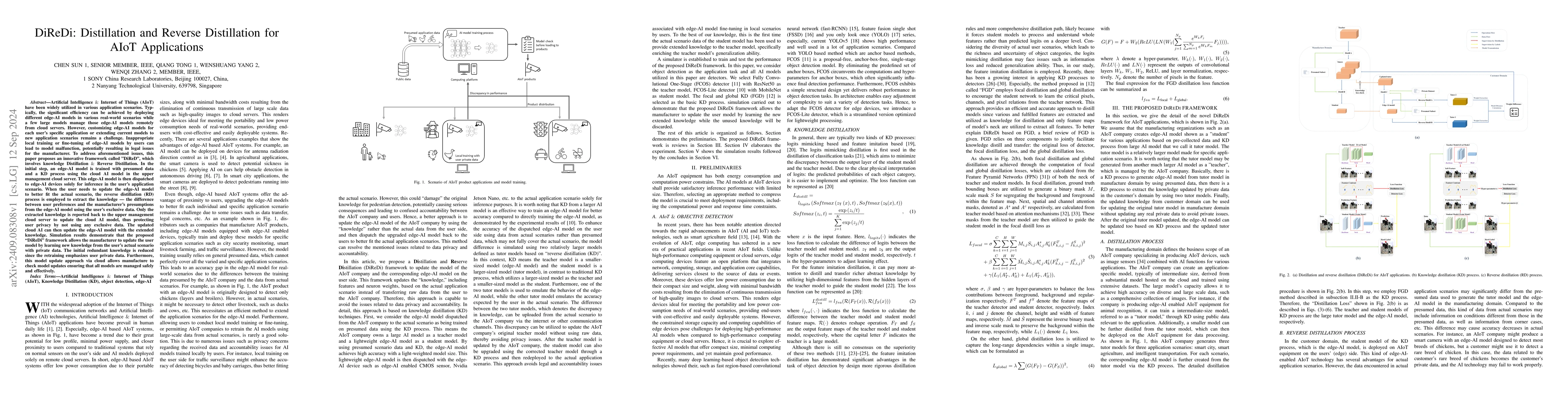 Thumbnail for DiReDi: Distillation and Reverse Distillation for AIoT Applications