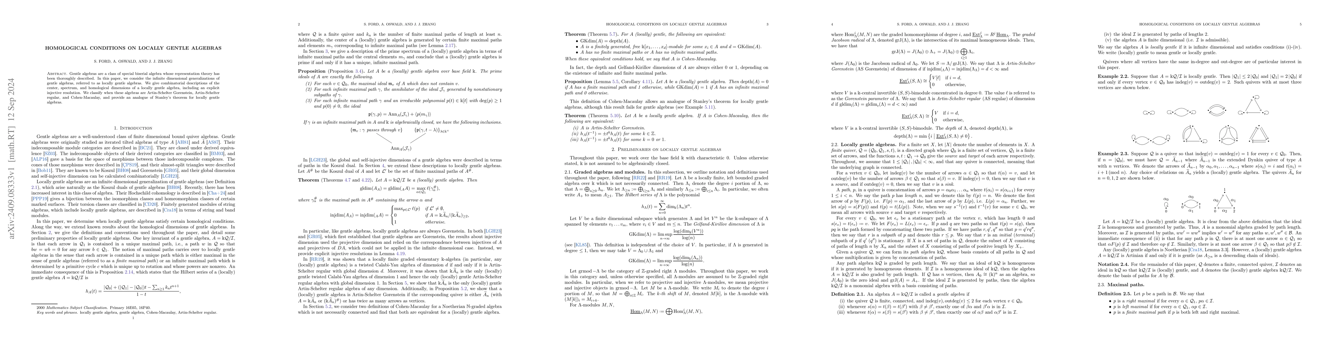 Thumbnail for Homological conditions on locally gentle algebras