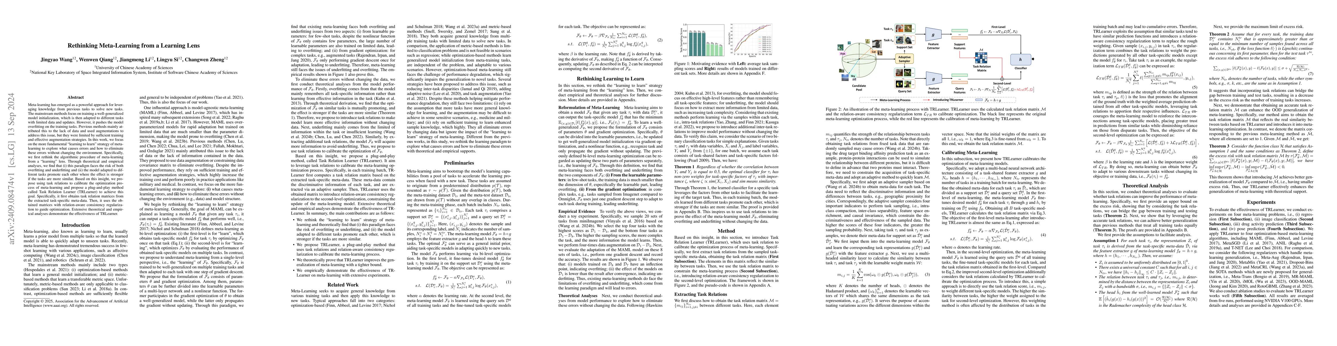Thumbnail for Rethinking Meta-Learning from a Learning Lens