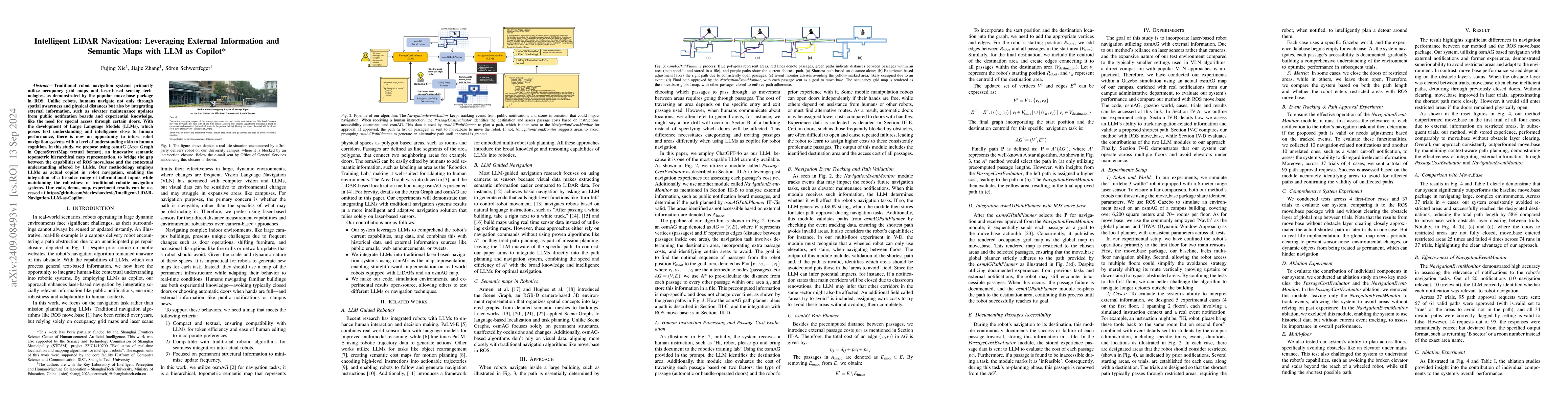 Thumbnail for Intelligent LiDAR Navigation: Leveraging External Information and
  Semantic Maps with LLM as Copilot