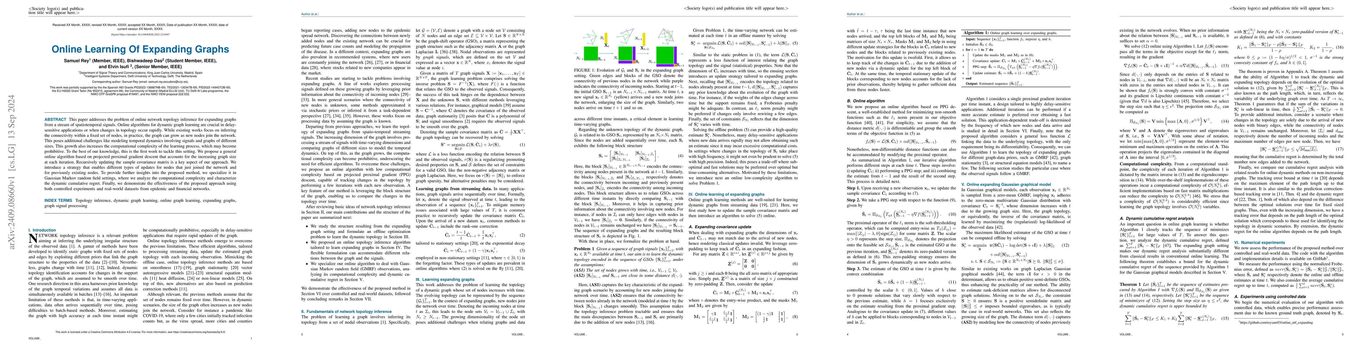 Thumbnail for Online Learning Of Expanding Graphs