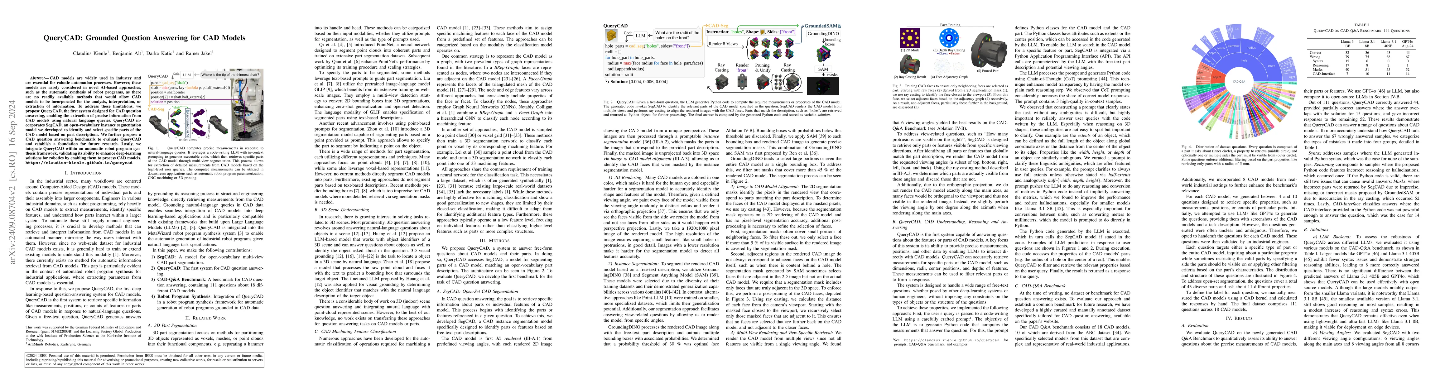 Thumbnail for QueryCAD: Grounded Question Answering for CAD Models