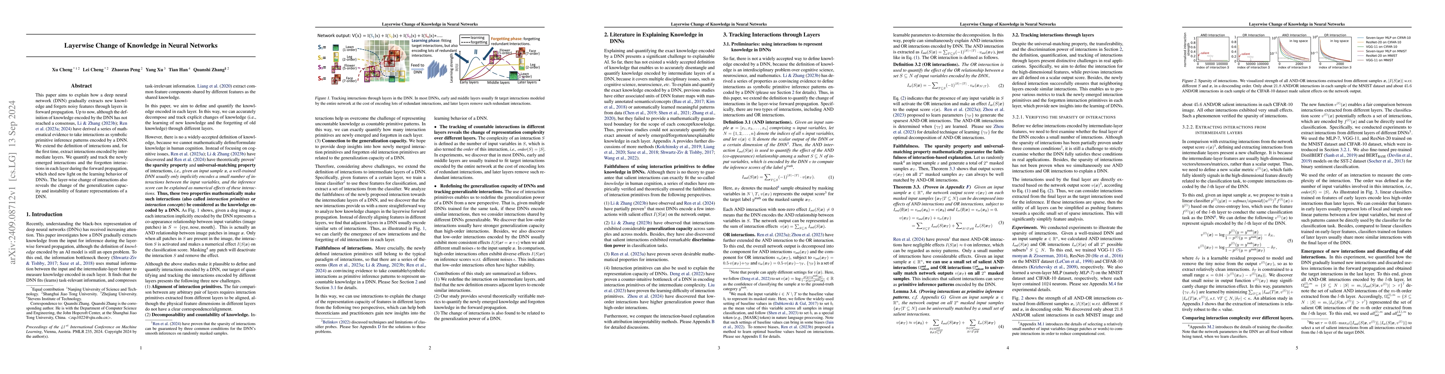 Thumbnail for Layerwise Change of Knowledge in Neural Networks