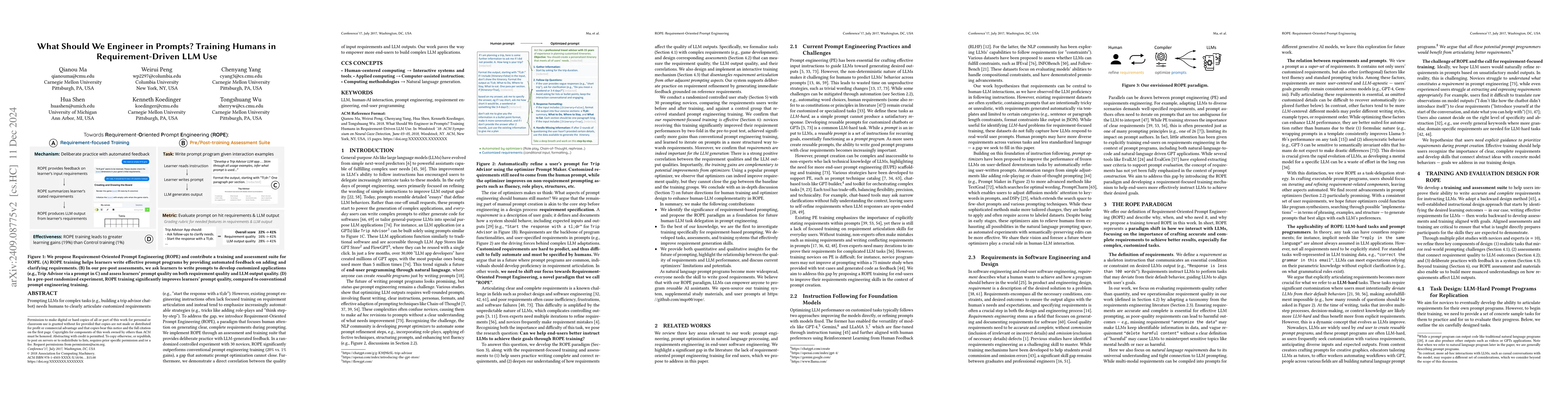 Thumbnail for What You Say = What You Want? Teaching Humans to Articulate Requirements
  for LLMs