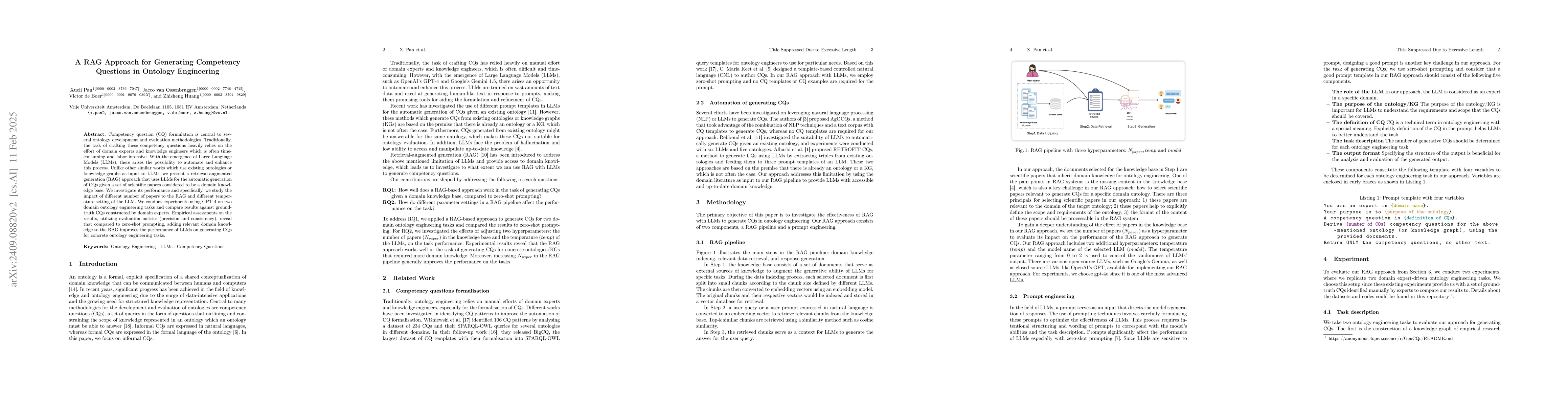 Thumbnail for A RAG Approach for Generating Competency Questions in Ontology
  Engineering