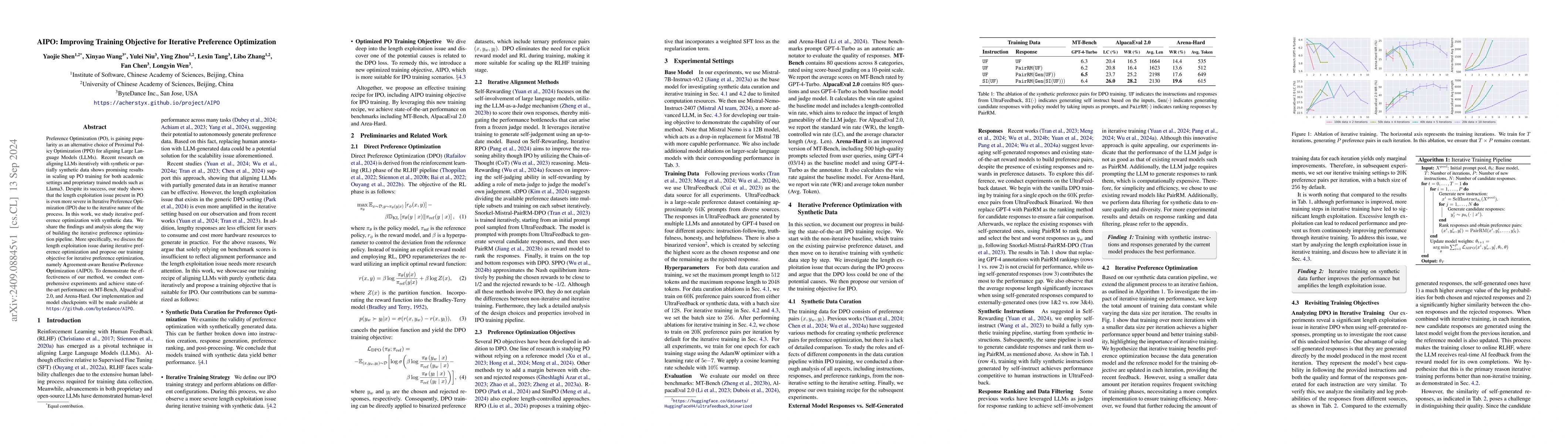 Thumbnail for AIPO: Improving Training Objective for Iterative Preference Optimization