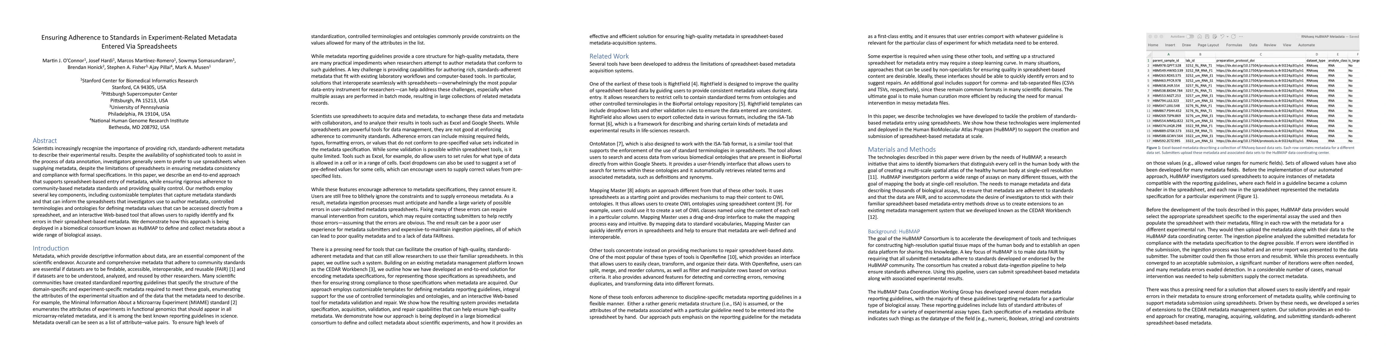Thumbnail for Ensuring Adherence to Standards in Experiment-Related Metadata Entered
  Via Spreadsheets