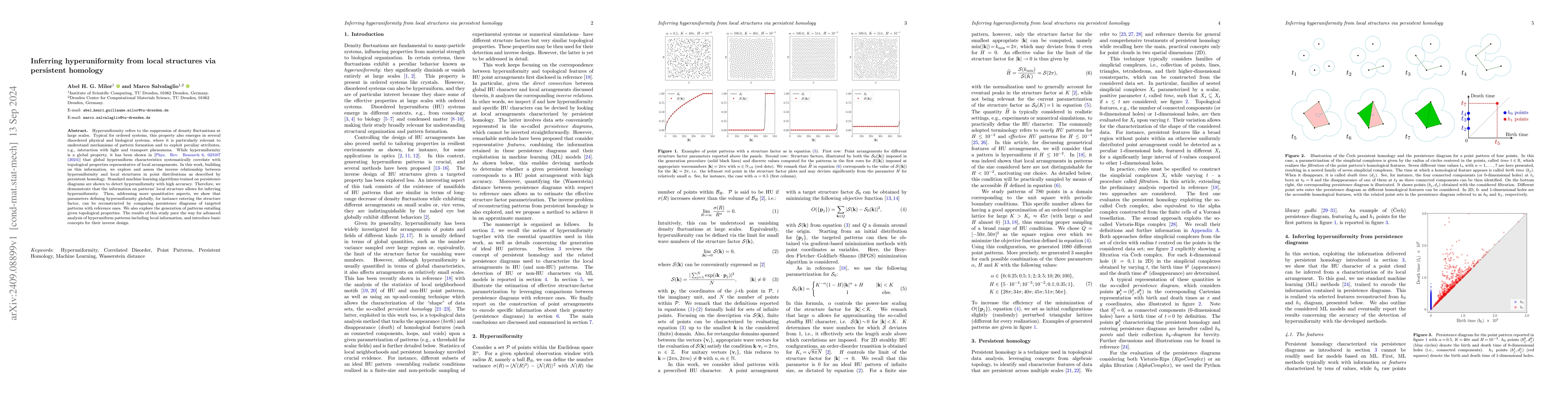 Thumbnail for Inferring hyperuniformity from local structures via persistent homology