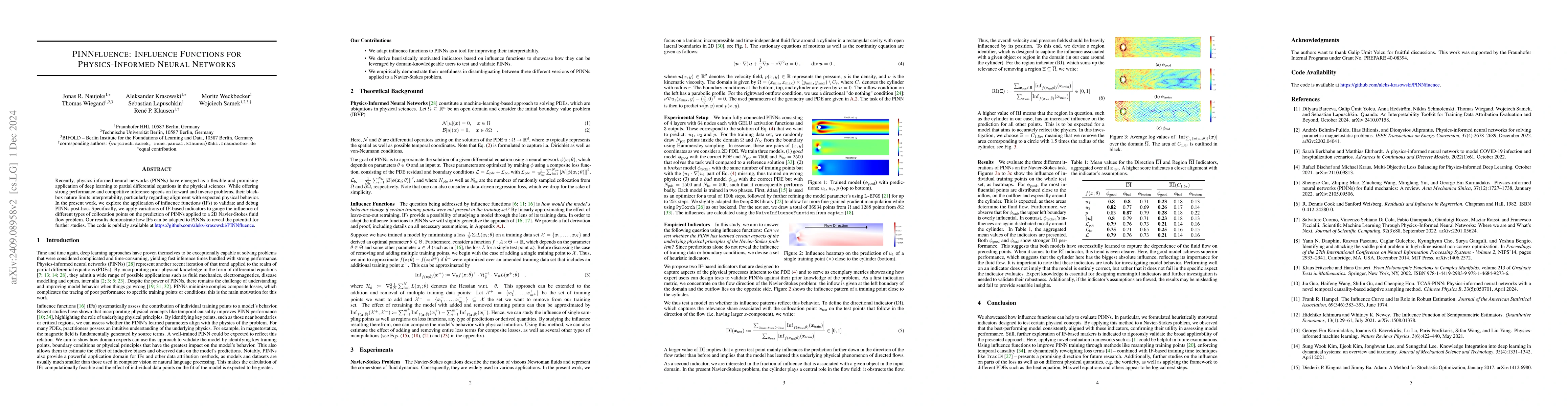 Thumbnail for PINNfluence: Influence Functions for Physics-Informed Neural Networks