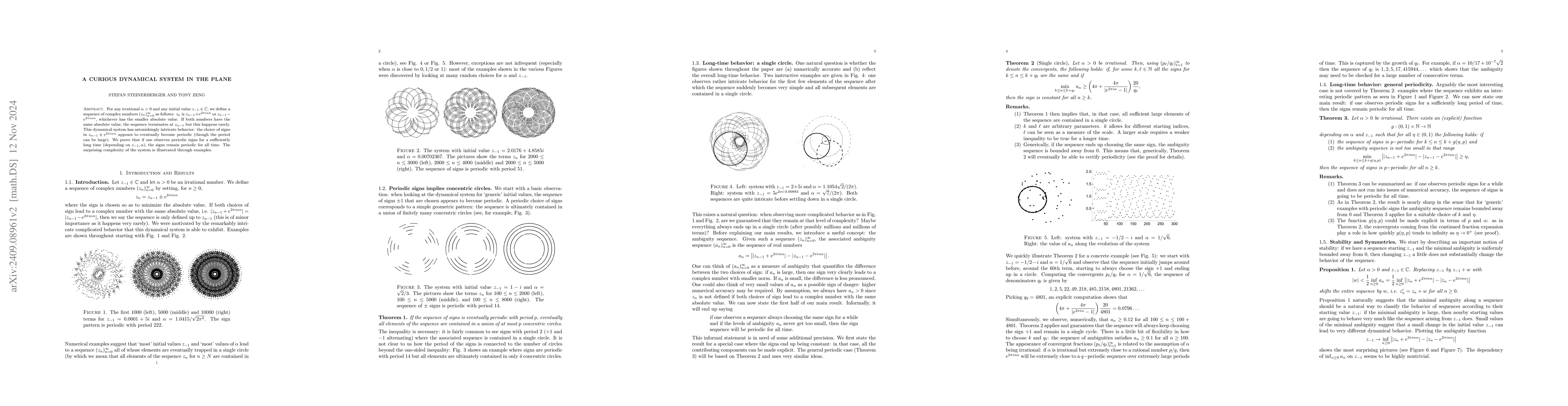 Thumbnail for A curious dynamical system in the plane