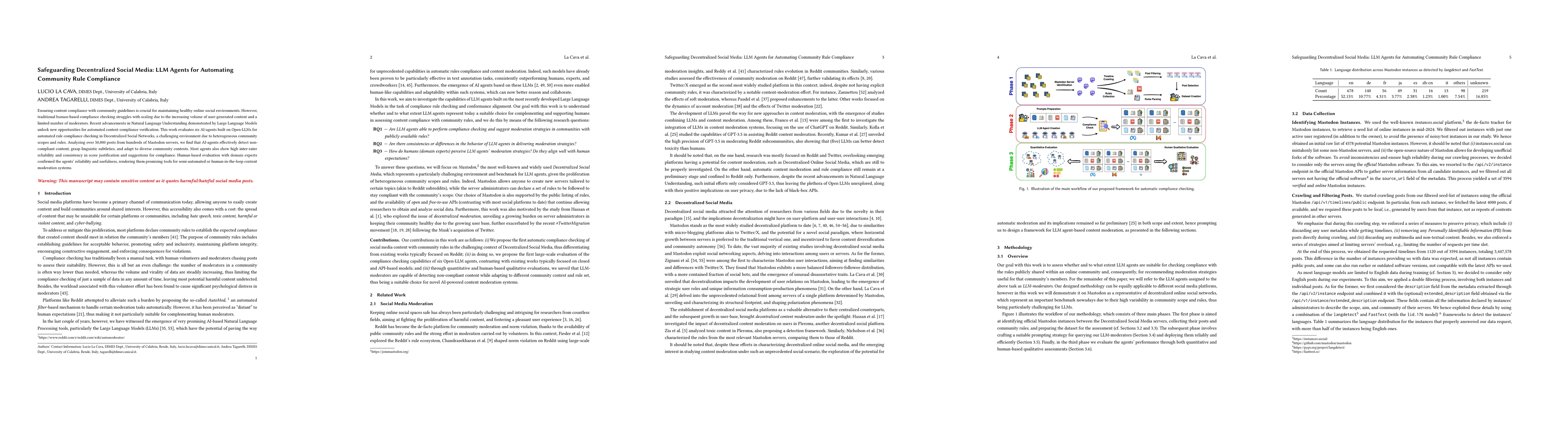 Thumbnail for Safeguarding Decentralized Social Media: LLM Agents for Automating
  Community Rule Compliance