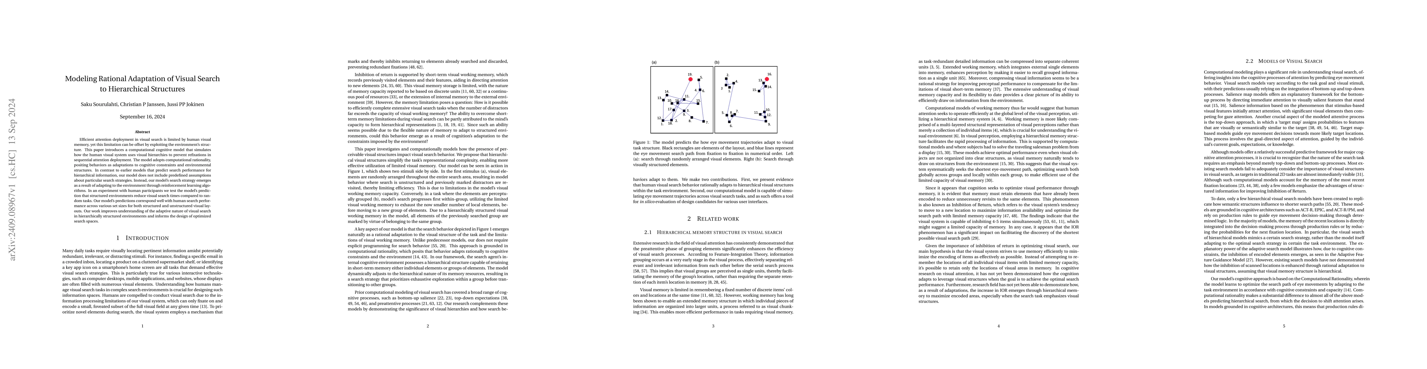 Thumbnail for Modeling Rational Adaptation of Visual Search to Hierarchical Structures