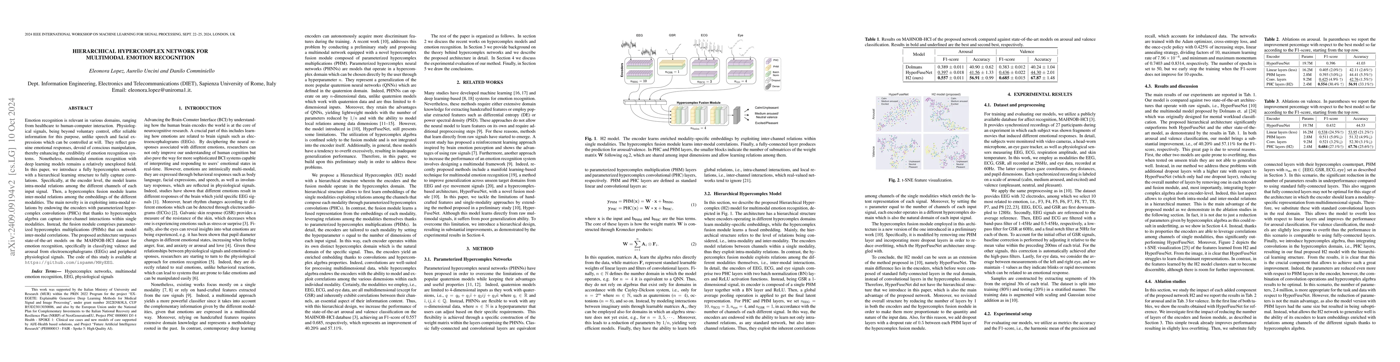 Thumbnail for Hierarchical Hypercomplex Network for Multimodal Emotion Recognition