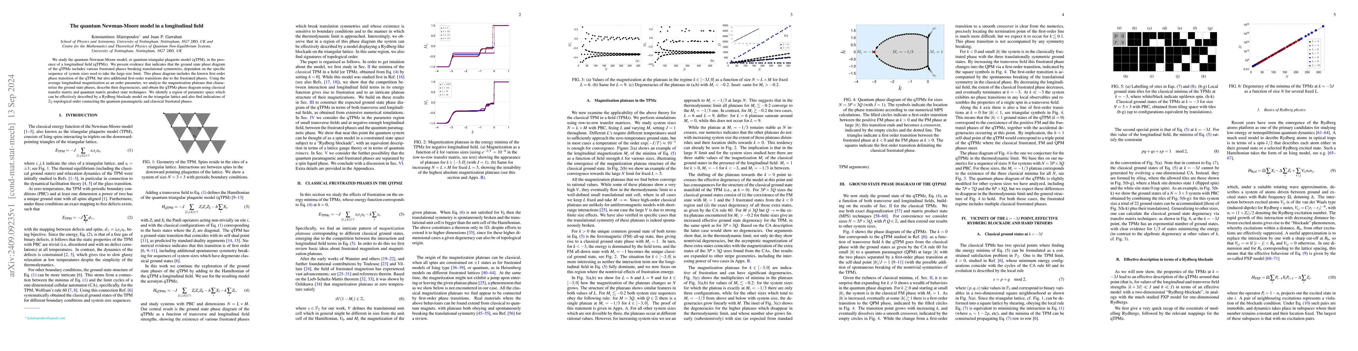 Thumbnail for The quantum Newman-Moore model in a longitudinal field