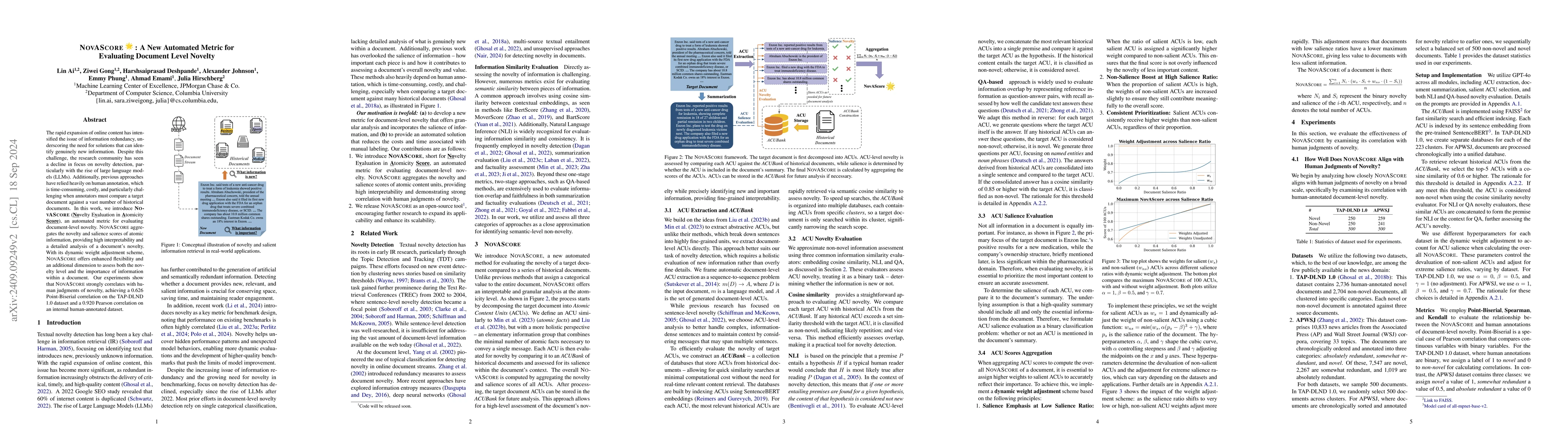 Thumbnail for NovAScore: A New Automated Metric for Evaluating Document Level Novelty