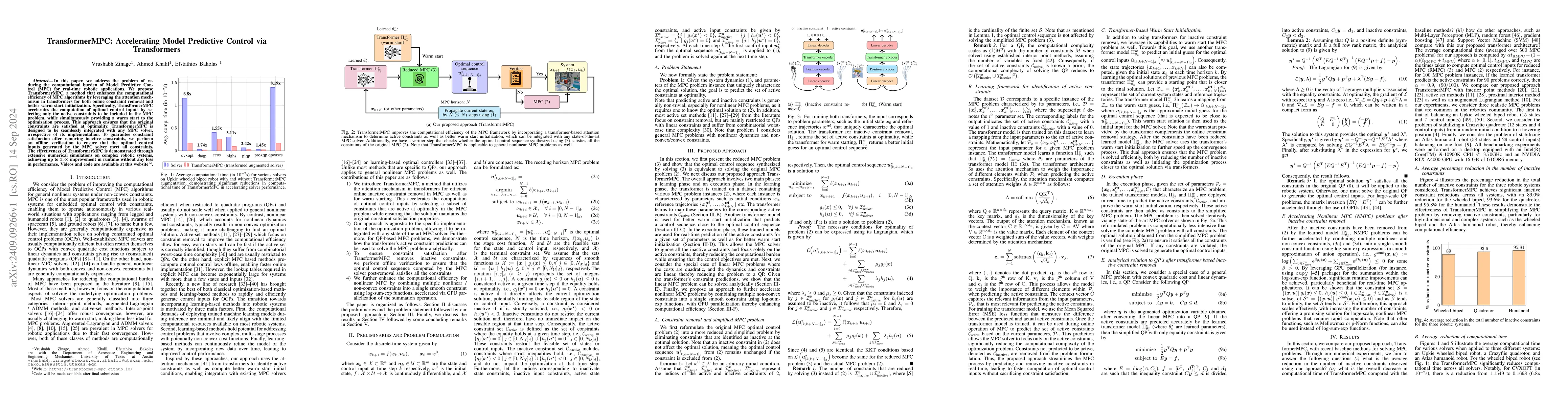 Thumbnail for TransformerMPC: Accelerating Model Predictive Control via Transformers