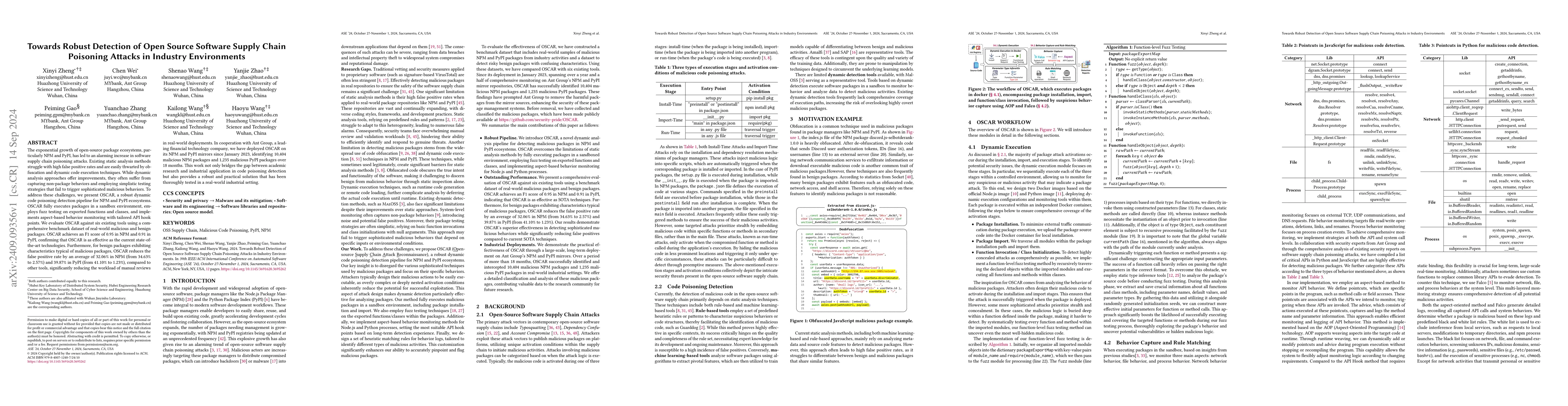 Thumbnail for Towards Robust Detection of Open Source Software Supply Chain Poisoning
  Attacks in Industry Environments