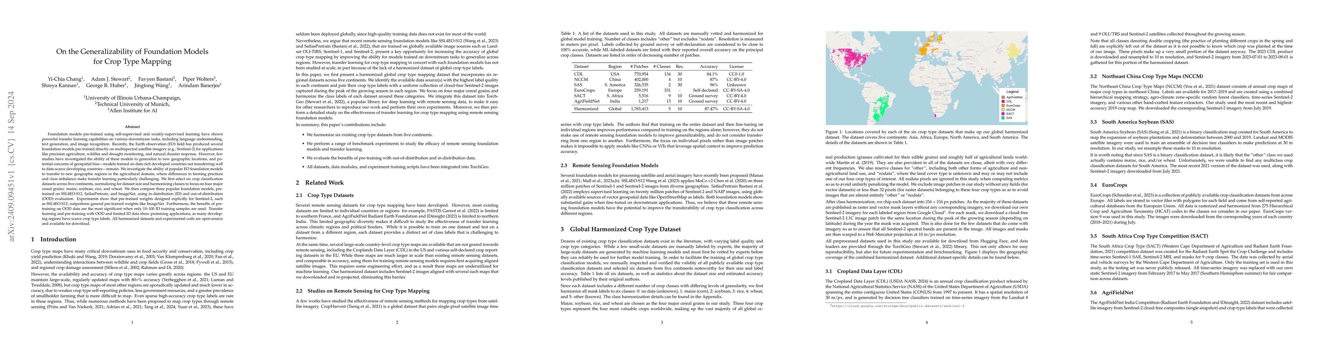 Thumbnail for On the Generalizability of Foundation Models for Crop Type Mapping