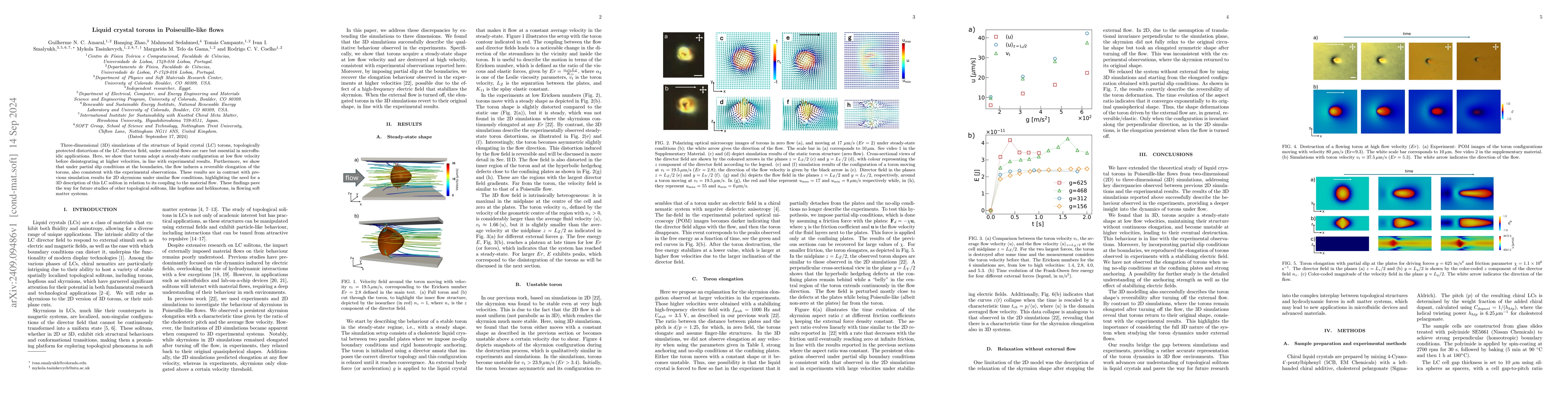 Thumbnail for Liquid crystal torons in Poiseuille-like flows