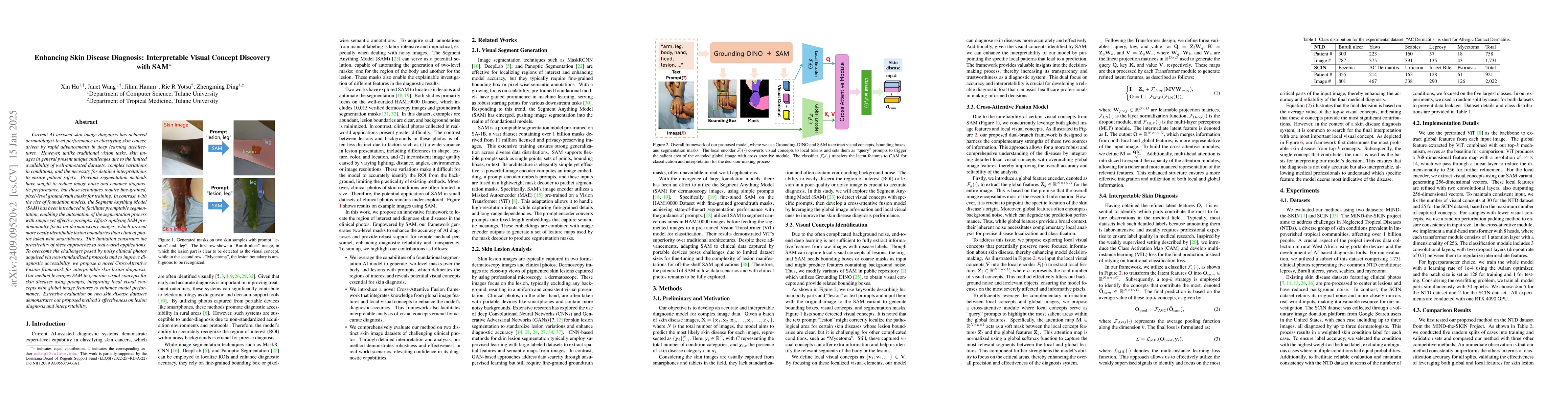 Thumbnail for Enhancing Skin Disease Diagnosis: Interpretable Visual Concept Discovery
  with SAM Empowerment