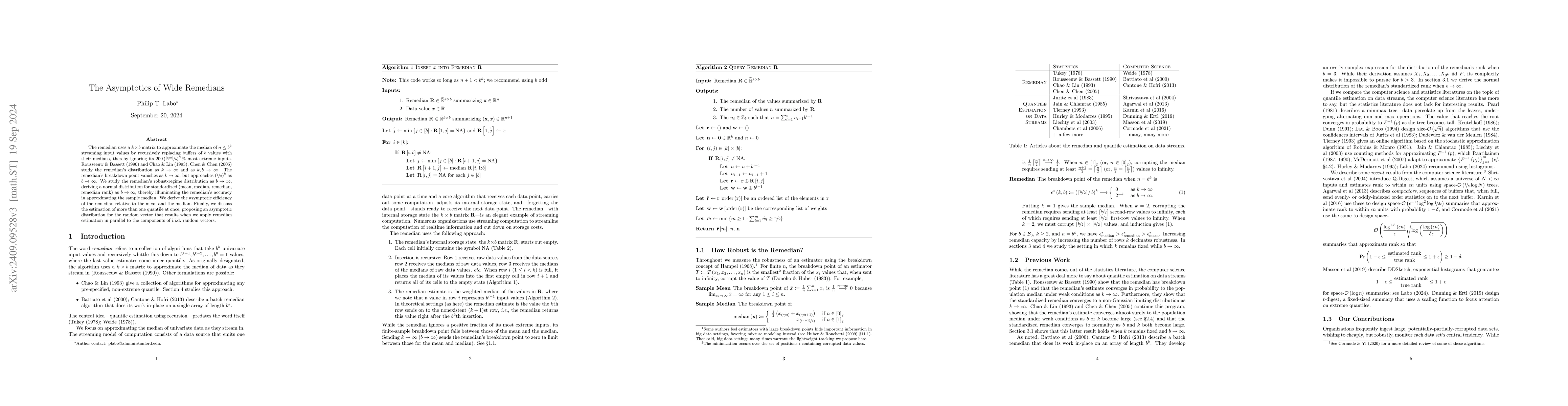 Thumbnail for The Asymptotics of Wide Remedians
