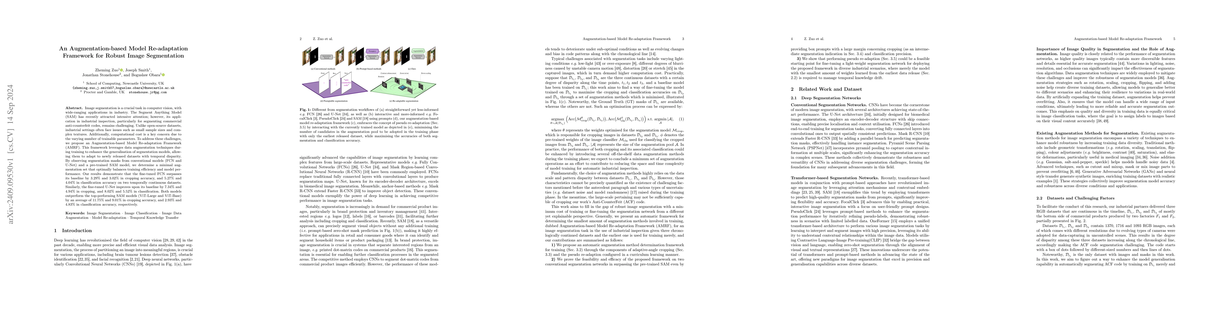 Thumbnail for An Augmentation-based Model Re-adaptation Framework for Robust Image
  Segmentation